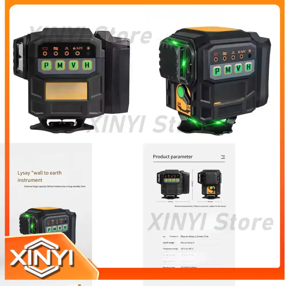 Laser Nivelador Industrial - Nível a Laser Rotativo 360° LSG6650