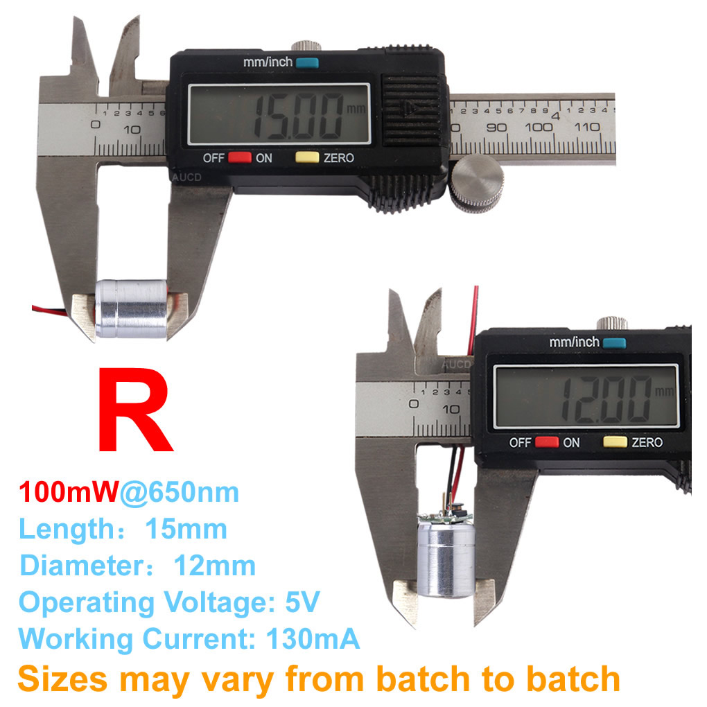 Módulo Laser RGB Φ12x15mm DC 5 - Diode Laser Module avaliação e preço