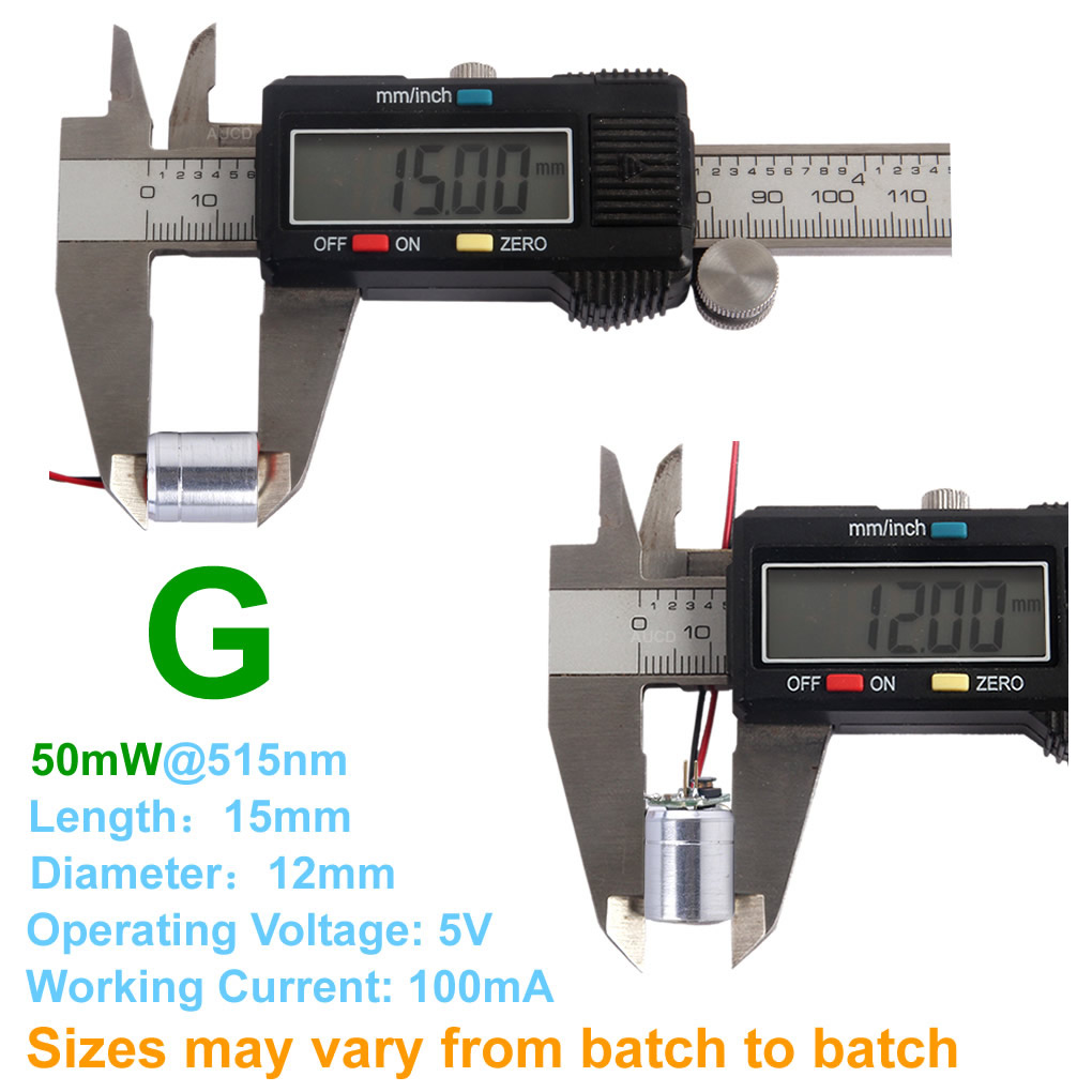 Módulo Laser RGB Φ12x15mm DC 5 - Diode Laser Module avaliação e preço