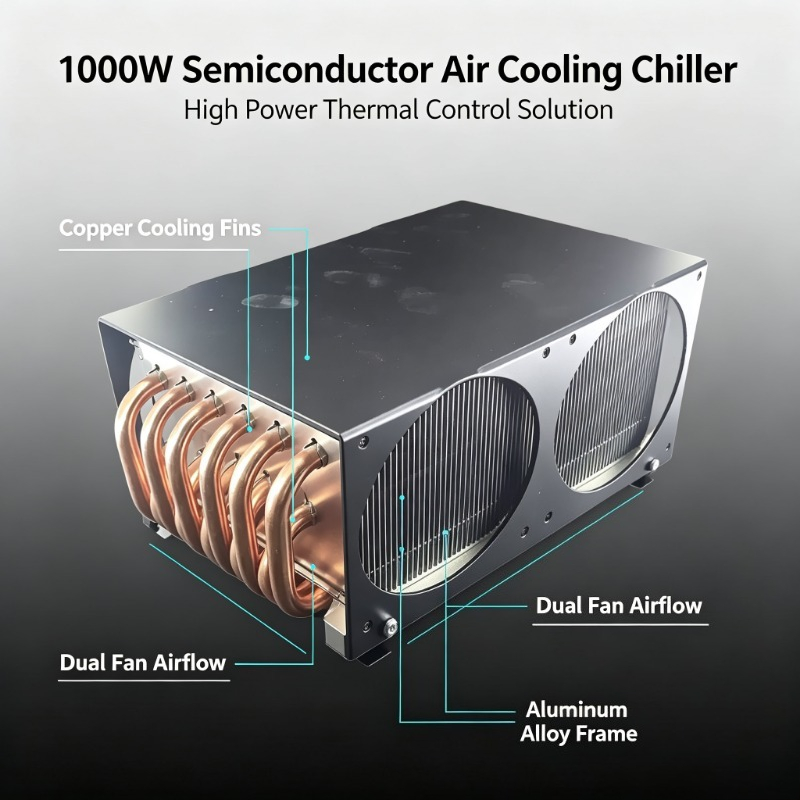 Resfriador de Ar Semicondutor  - Laser Industrial Chiller avaliação e preço