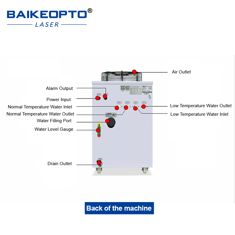 Resfriador de Água Industrial  - Laser Industrial Chiller avaliação e preço